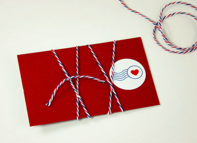 Image of Baker's Twine: Air Mail Red/Blue