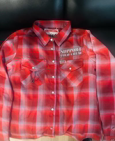 Image of LOCO CREW custom embroidered DIXXON MEN’S Flannel