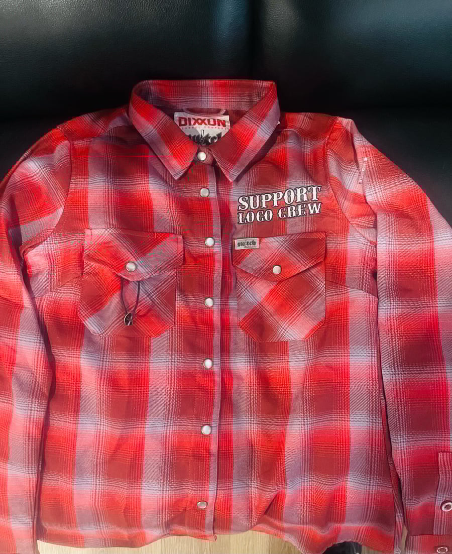 Image of LOCO CREW custom embroidered DIXXON MEN’S Flannel