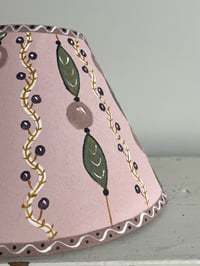 Image 4 of "Rose" - Hand Painted Decorative Shade for a Table Lamp