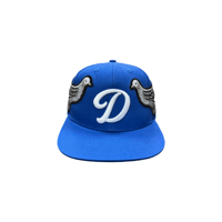 Image 1 of Double dove blue SnapBack 