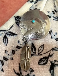 Image 2 of “Blue-eyed stallion” pin