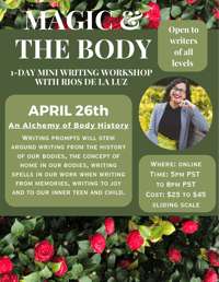 Image of April 26th MATB 1 Day Writing Workshop