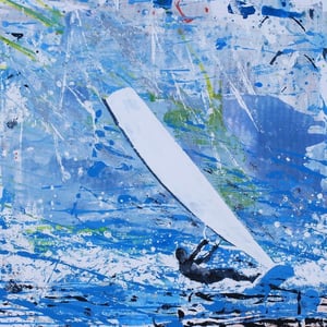 Image of Windsurfer - Mistral Blowing France