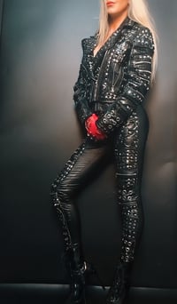 Image 8 of WASP CRIMSON IDOL BIKER JACKET