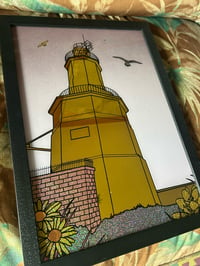 Image 1 of 24ct Gold Mumbles Lighthouse - Available from Tides gallery only 