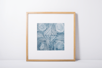 Image 1 of Abstract Drypoint Etching Original Print