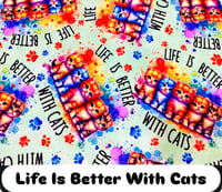 Image 9 of Cat Scrub Hats