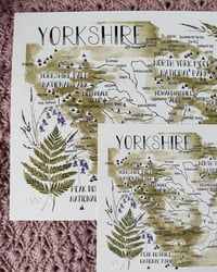 Image 2 of Yorkshire Print On Watercolour Paper - A4 