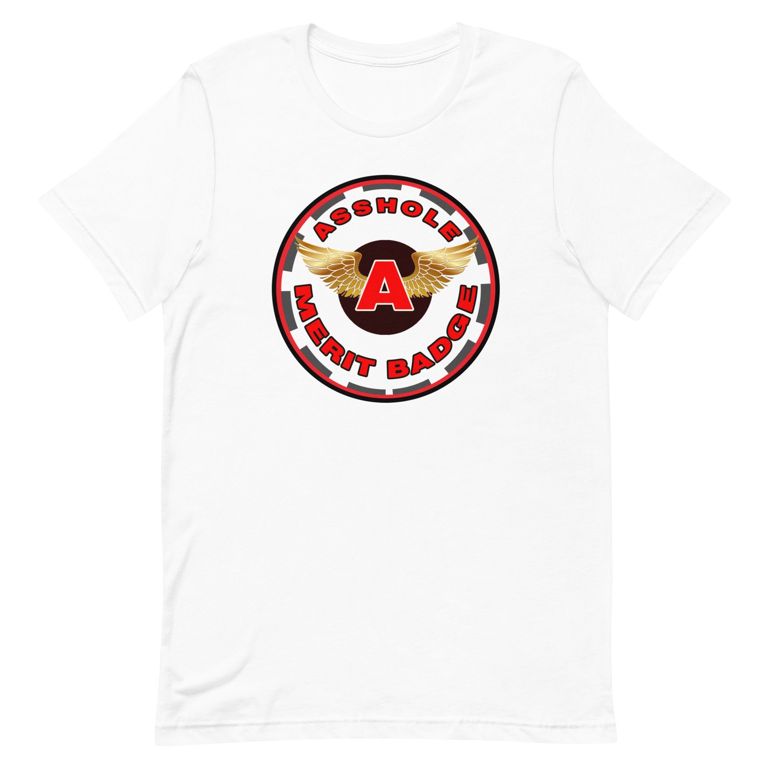 Image of ASS-HOLE merit badge tee shirt