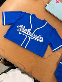 La cropped jersey 