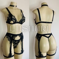 Image 2 of Lace Garter 3 Pc Set