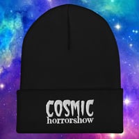 Image 1 of Cosmic Horrorshow Cuffed Beanie