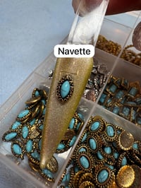 Image 4 of Turquoise Charms (4pc)