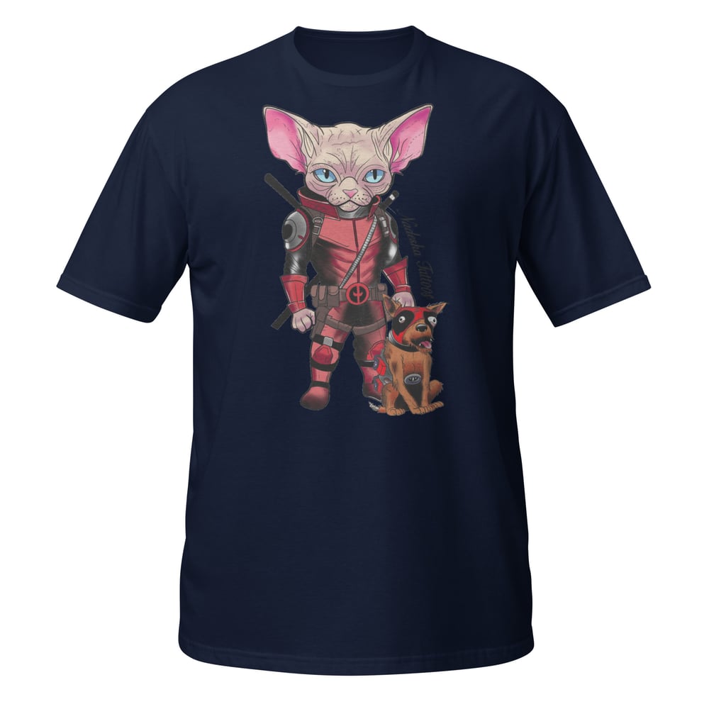 Deadpool Cat & Dogpool Short-Sleeve Unisex T-Shirt