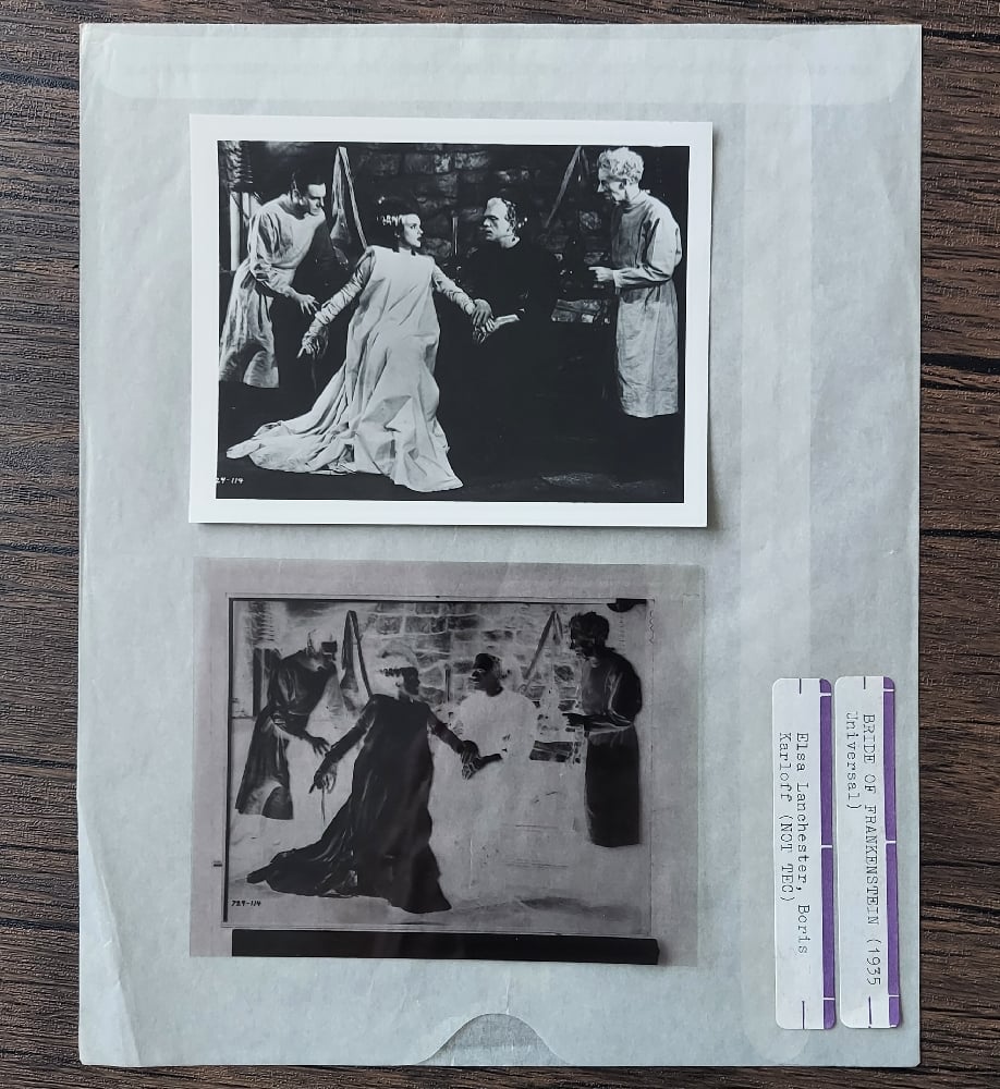 Bride of Frankenstein (1935) Photo and Negative