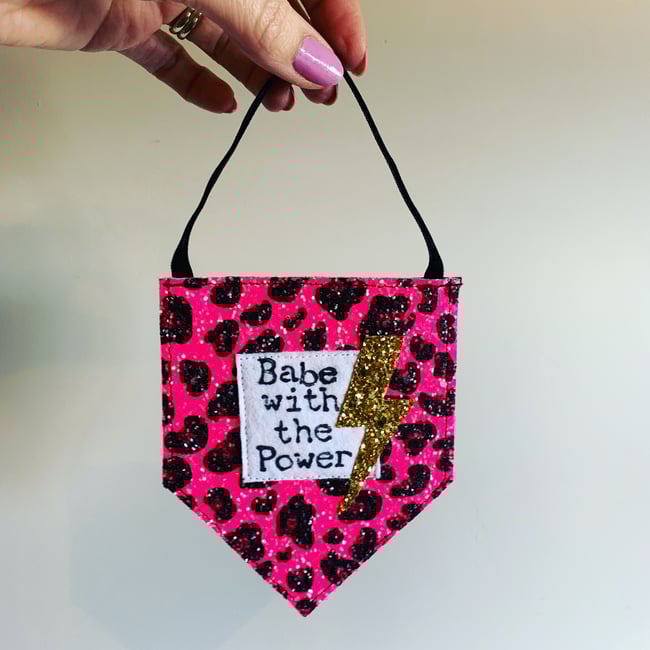 Babe with the Power / You Got This Mini Banner