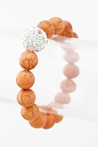 Image of Crystal Ornament Bead Bracelet