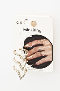 Image of Stacked Arrow Midi Ring