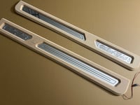 1978-1988 MONTE CARLO LOWER DOOR PANELS UNWRAPPED WITH LED (PINSTRIPE DESIGN) 
