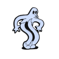 Koko the Clown - Wiggly Ghost Enamel Pin
