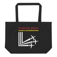 Image 1 of Depeche Mode - Black Celebration Planes Large Organic Tote Bag