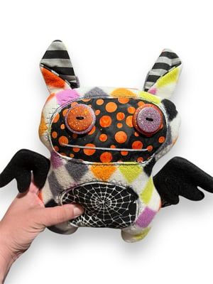 Harlequin Halloween Gloomy Bat