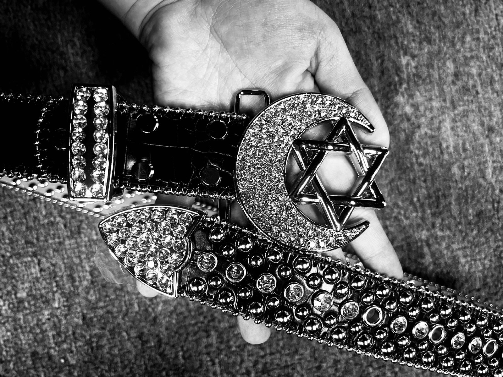 TTB RHINESTONE BELT | FFALLACY