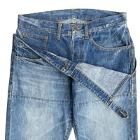 Image 4 of Cabane de Zucca "Double Waist Bucket" Denim - 32.