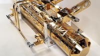 Image 3 of custom 2 tone engraved whammy pump 