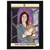 High Priestess Throw Blanket