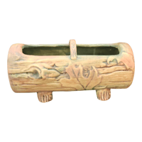Image 2 of Antique 1920s Weller Pottery Log Planter 