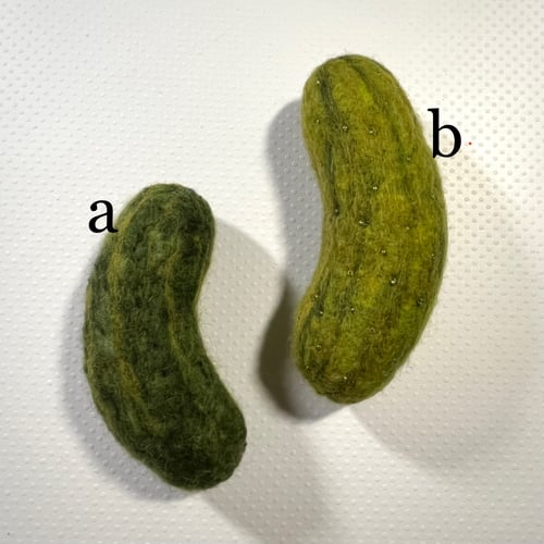 Image of pickle ornaments