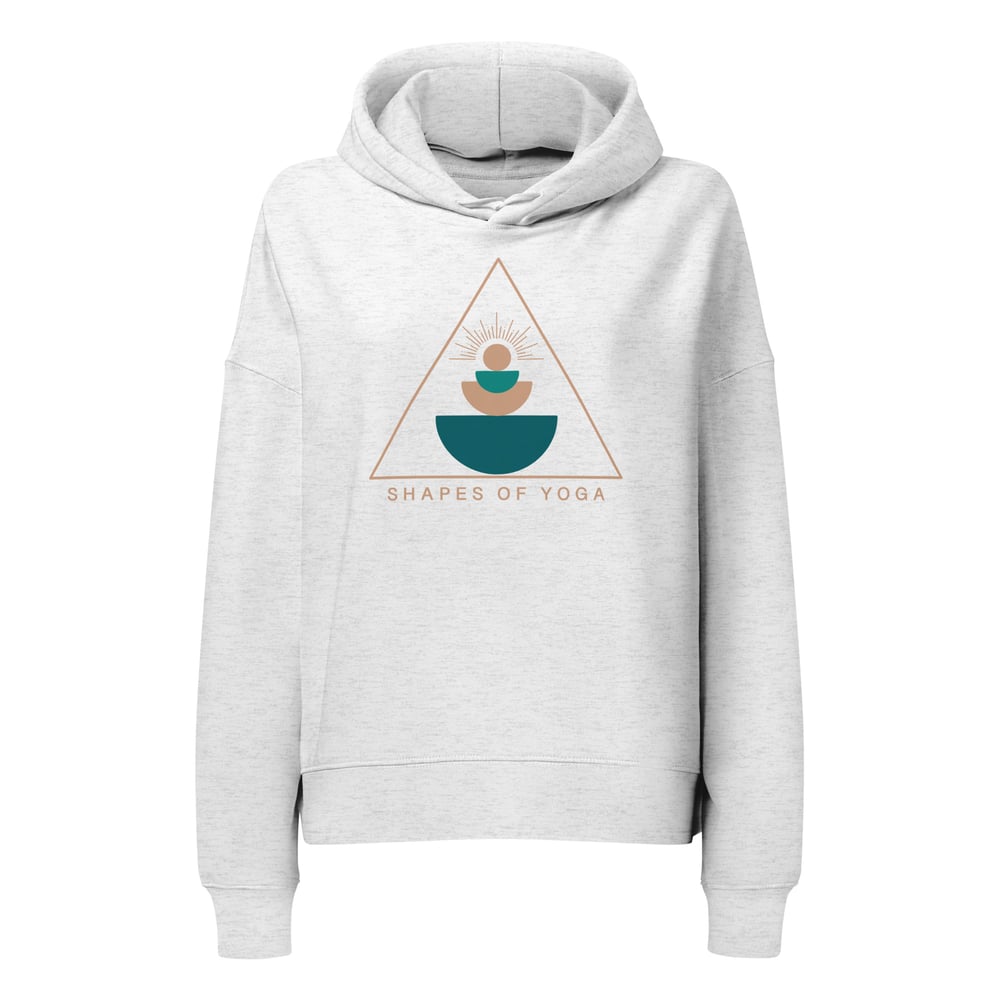 Women’s organic mid-weight hoodie - Shapes of Yoga