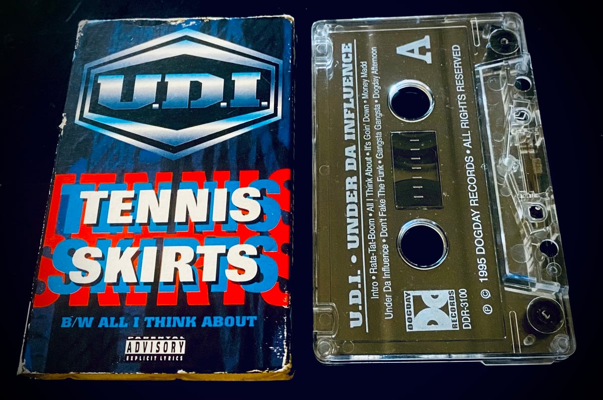 Image of UDI “Tennis Skirts”flip with “ALL I THINK ABOUT”