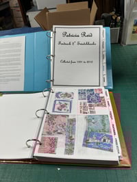 Image 3 of Feedsack 2” Swatchbook 3 hole punch in binder