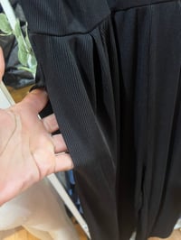 Image 3 of black ribbed summer jumper with pockets 