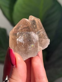 Image 3 of NATURAL TWIN RUTILE SMOKEY QUARTZ POINT -BRAZIL- D