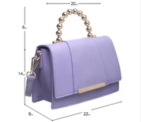Image 2 of Bead Handle Bag