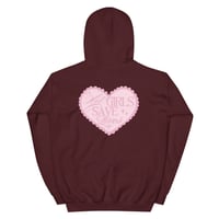 Image 8 of HOT GIRLS HAVE HEART HOODIE - BLUSH