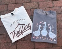 Thrifting + Goose Tee