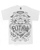 Image of "WITH LIONS' MIGHT" TEE [WHITE]