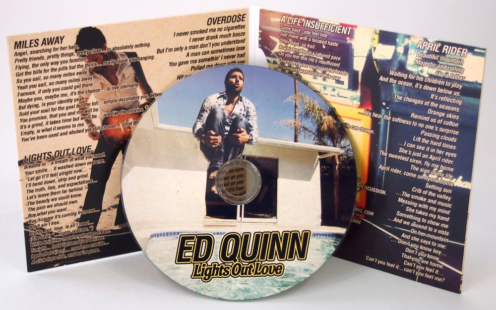 Ed Quinn — Lights Out Love Deluxe CD Wallet EP *SIGNED AND