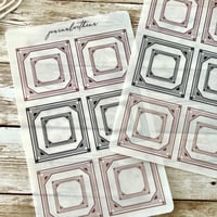 Image 3 of Square Frames | Transparent Matte | 2 In 1 Style | 7 Colours