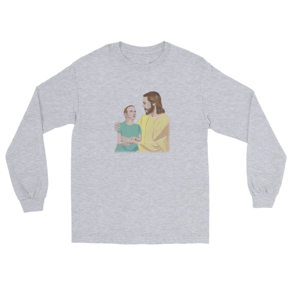 Image of MARK MEETS JESUS LONG SLEEVE SHIRT