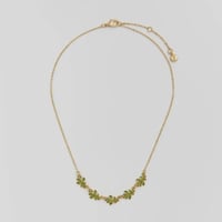 Image 3 of Fable Enamel Oak Leaf Choker Necklace