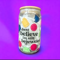 Bejeweled 16 OZ Glass Cup