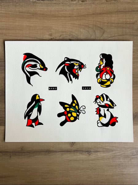 Image of Original Flash Sheet 6