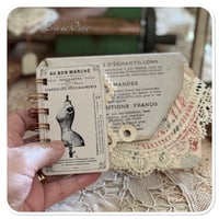 Image 4 of Junk Journal lace samples Envelope booklet