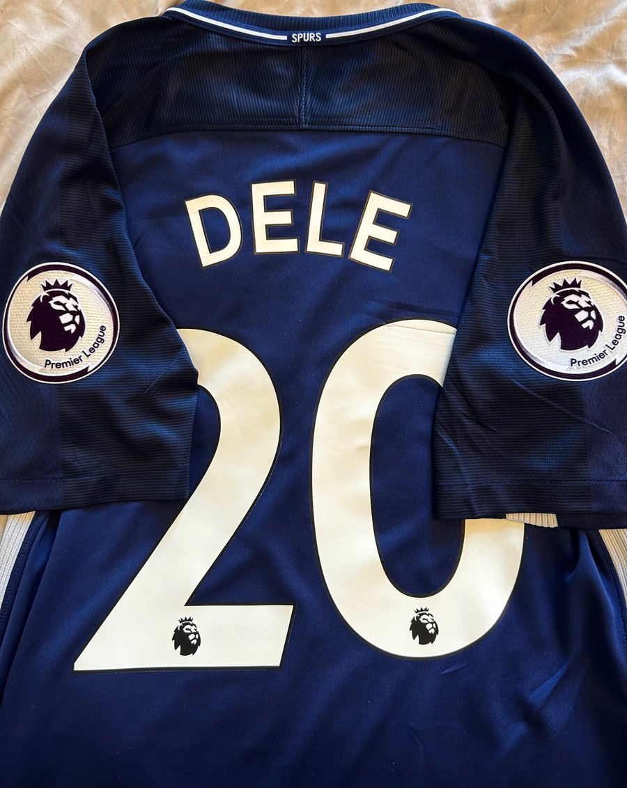 Image of Tottenham Hotspur “DELE 20” 2017/18 Away Shirt + PL patches (M)